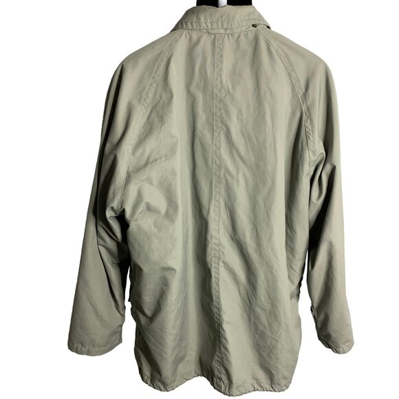 Vintage 90s European Project Utility Jacket L Grey Full Zipper Snaps Pockets - Picture 4 of 8